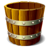 Wooden Bucket   Empty